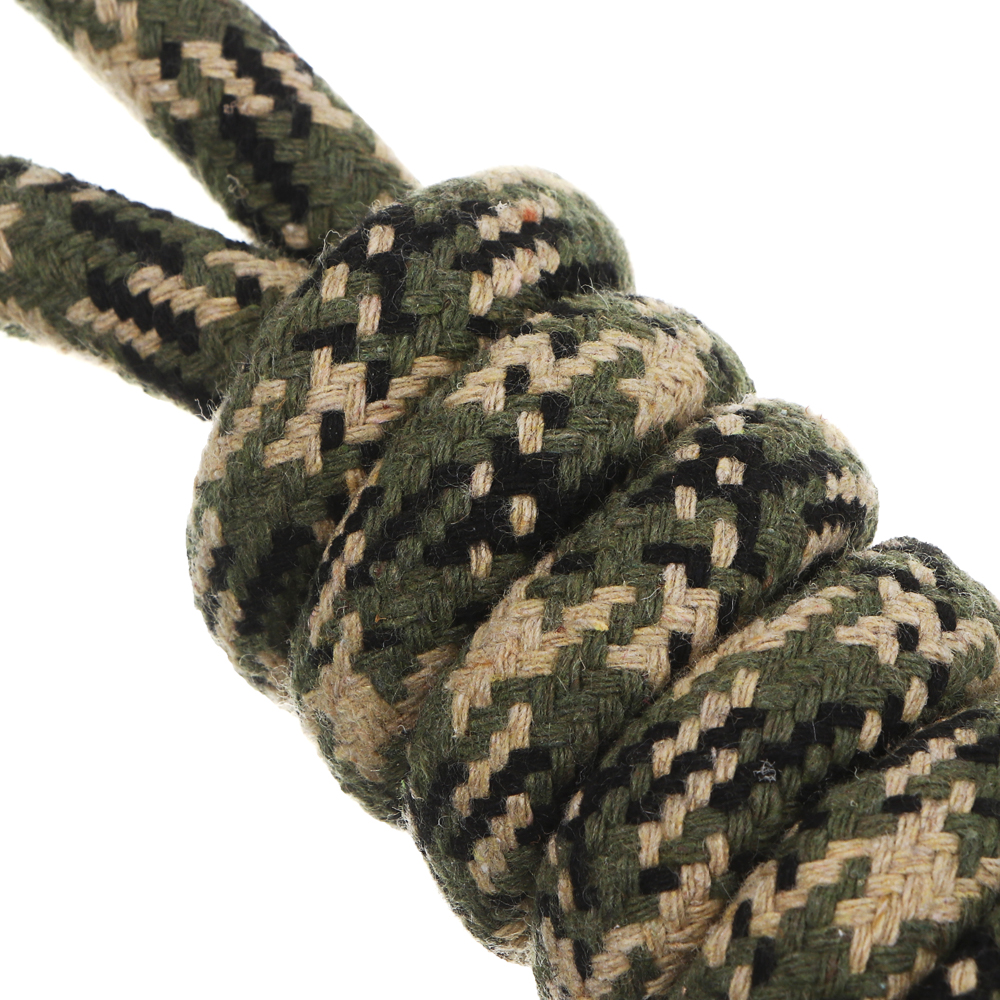 Игрушка для собак тм VETTA, грейфер, хаки, хлопок, ТПР, 35см - #3