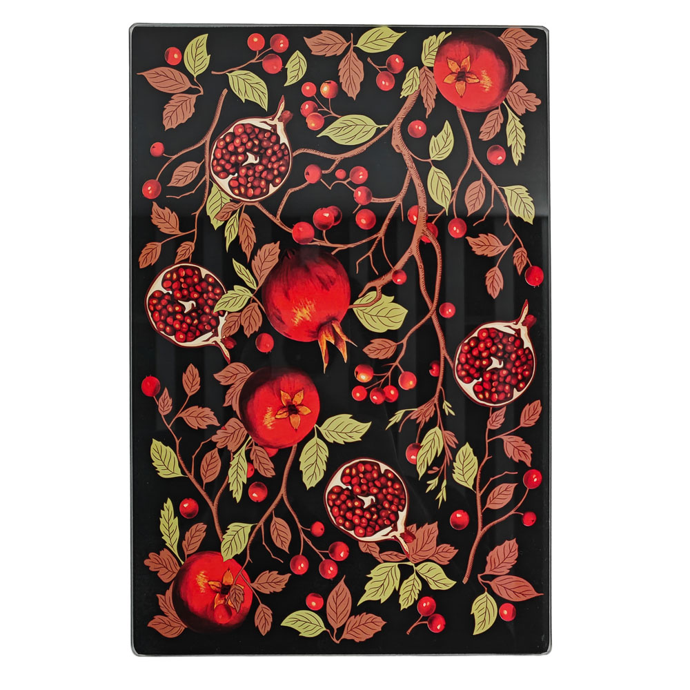 Доска стеклянная Гранат 20x30x0,4см, стекло - #1