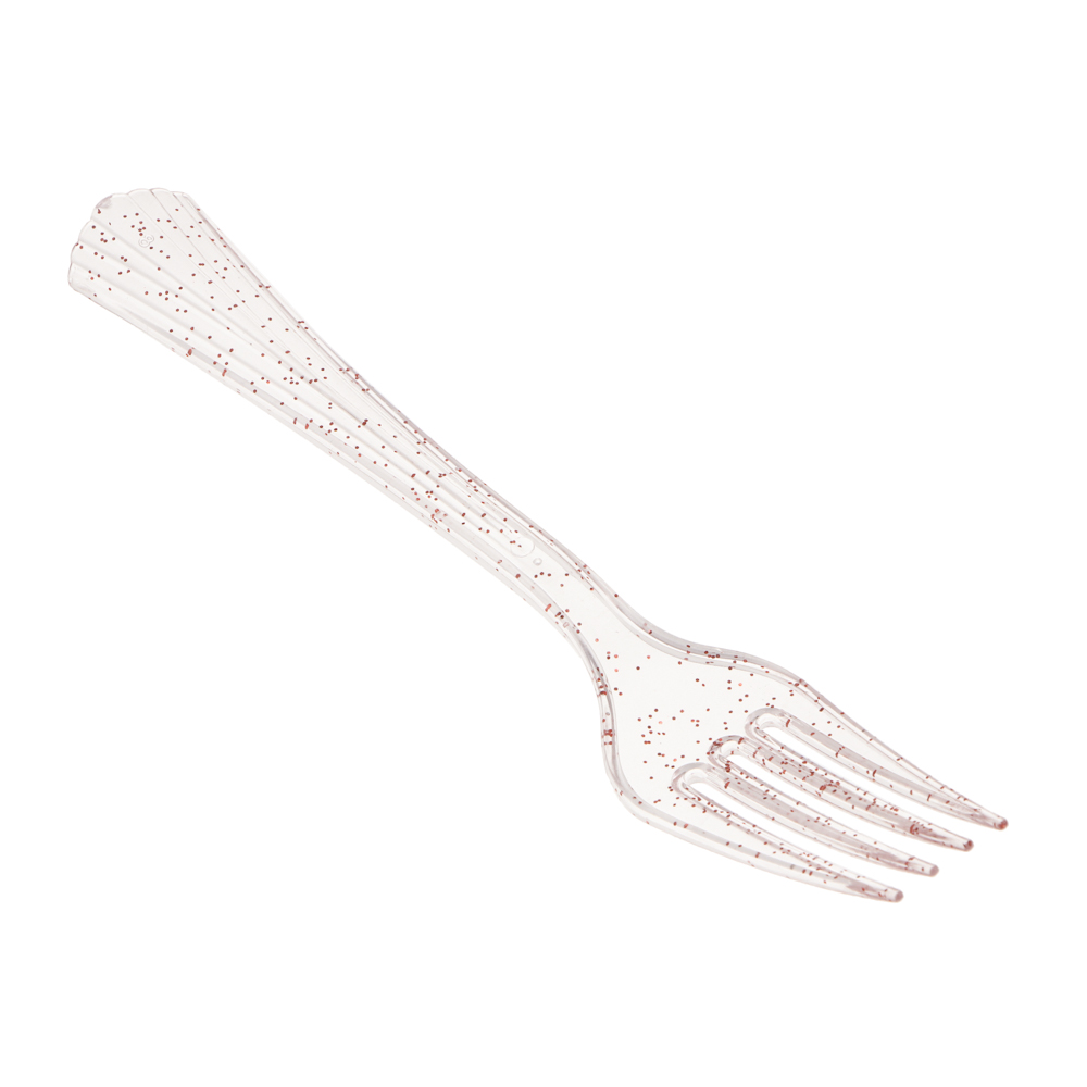 Набор столовых приборов одноразовых тм Fntastic - вилки, пластик, 20 шт, розовый - #1