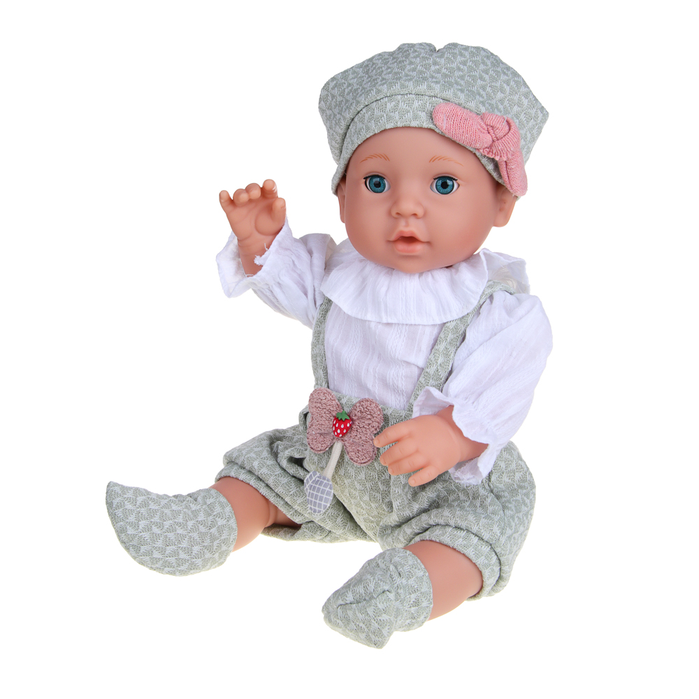 ИГРОЛЕНД Кукла с аксессуарами "Малышка Лу", 40 см, винил, текстиль, пластик, 33х12,8х42см - #3