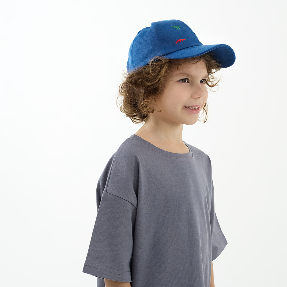 GALANTE Кепка детская, р.52, 30% хлопок, 70% полиэстер, синий, ВЛ25-02, #3 - #7