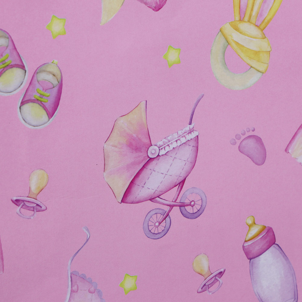 Пакет подарочный бумажный, 26x32x9 см, 128 гр, 4 дизайна, детство - #3