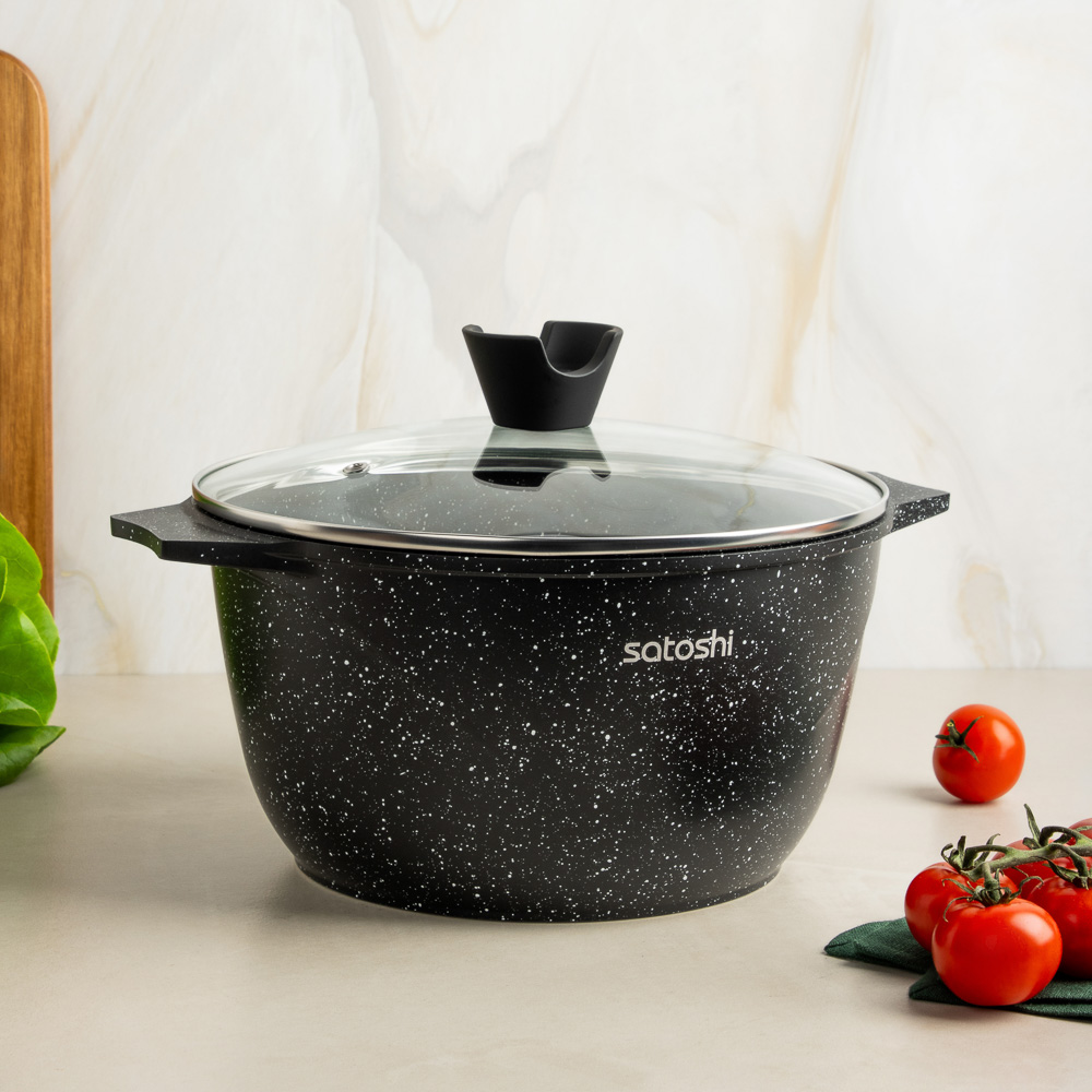 SATOSHI Монфор Казан 24х13,0см, 4,8л, литой алюминий, индукция - #12