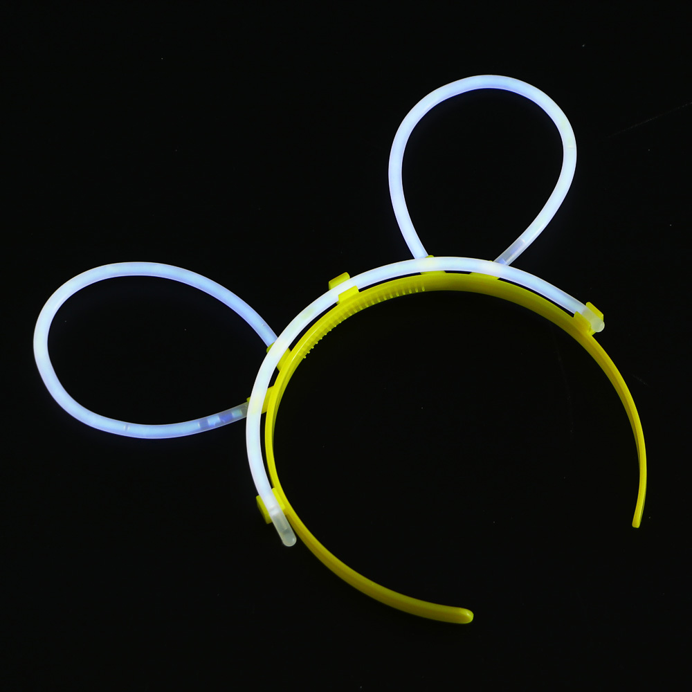 Неоновый ободок, диаметр ободка 10,5см, пластик, 4 цвета - #11
