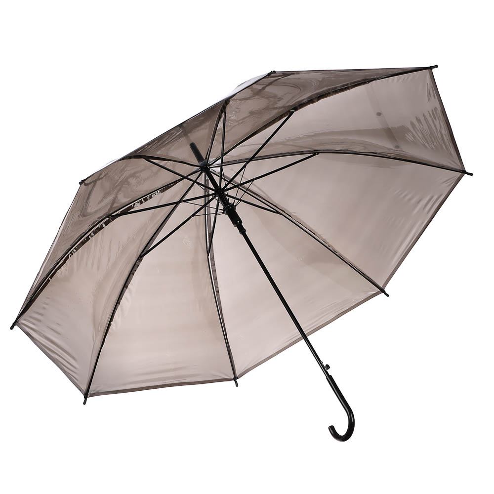 Зонт-трость прозрачный, диаметр 90 см, 8 спиц, ЭВА, пластик, сплав, 3 цвета - #9