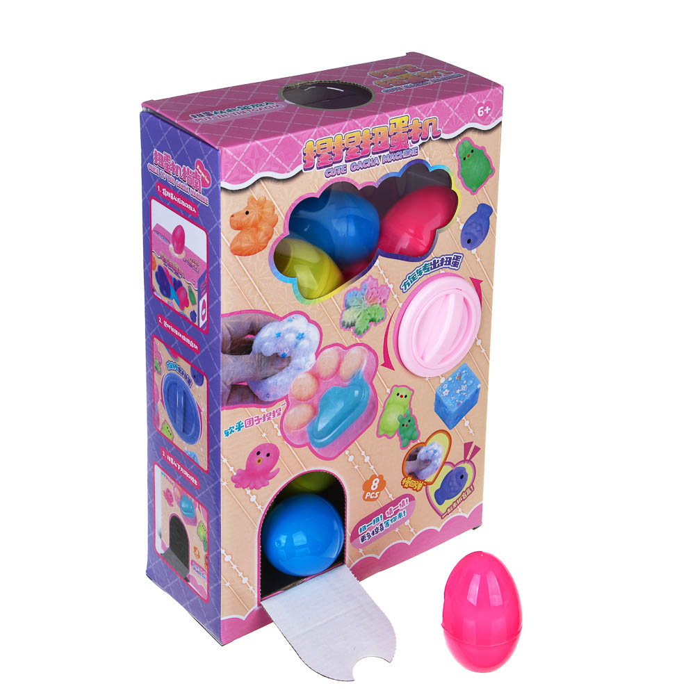 Игрушка сюрприз "Мялки в яйцах", 8 штук, 37,5х10,5х24,5см, TPR, PVC - #9