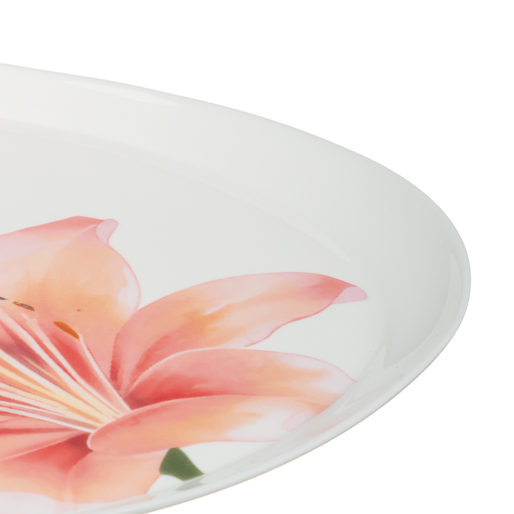 MILLIMI Лилия Блюдо, опаловое стекло, 30.5см, треугольная форма - #4