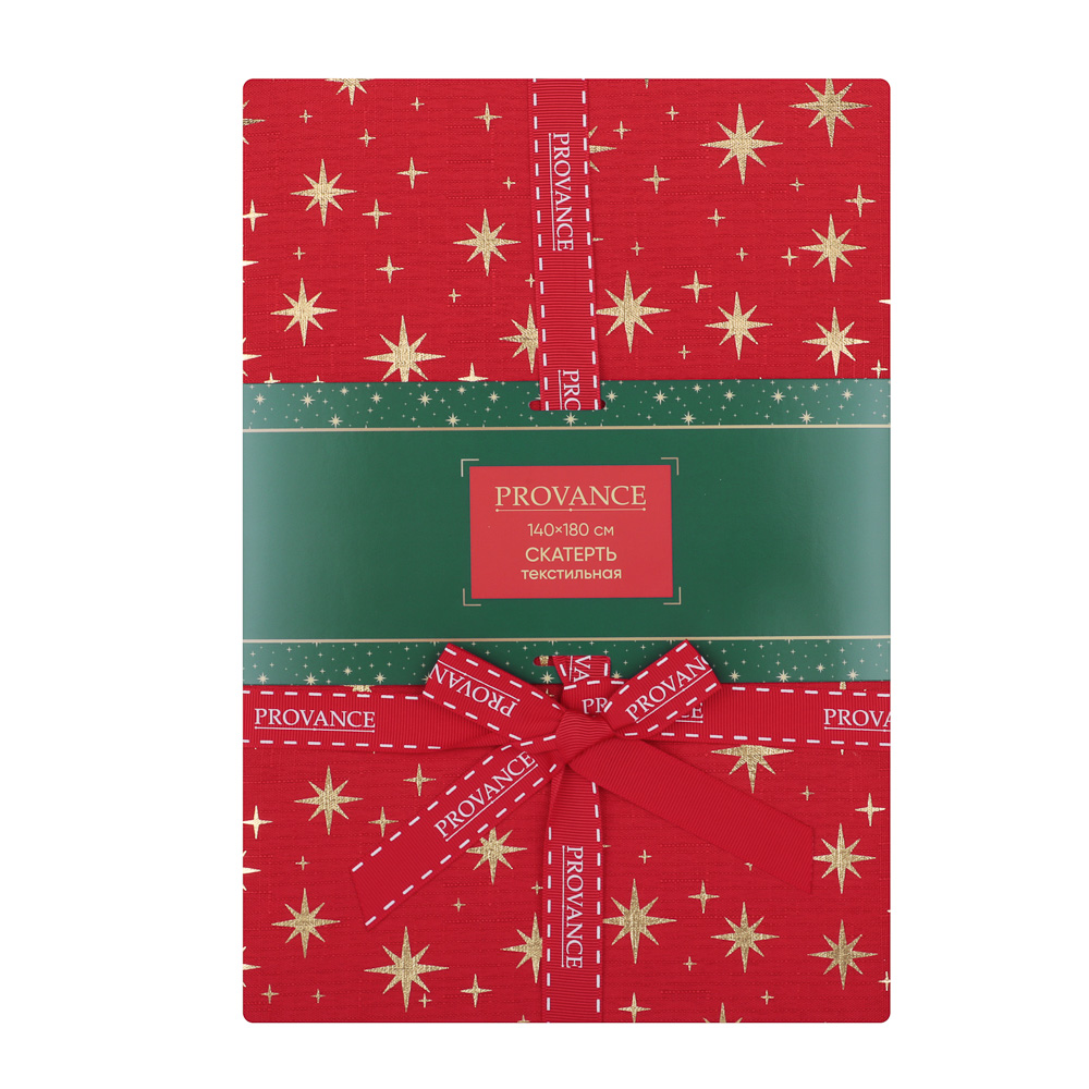 PROVANCE Щелкунчик Скатерть текстильная с фольгированным принтом, 140х180см, 100% полиэстер, 2 диз. - #11
