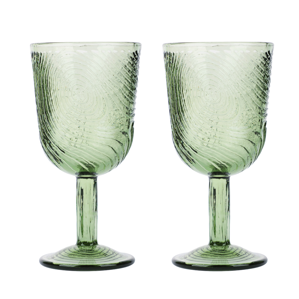 Набор бокалов для вина тм MILLIMI Гринлайн, 280мл, стекло, 2 шт - #1