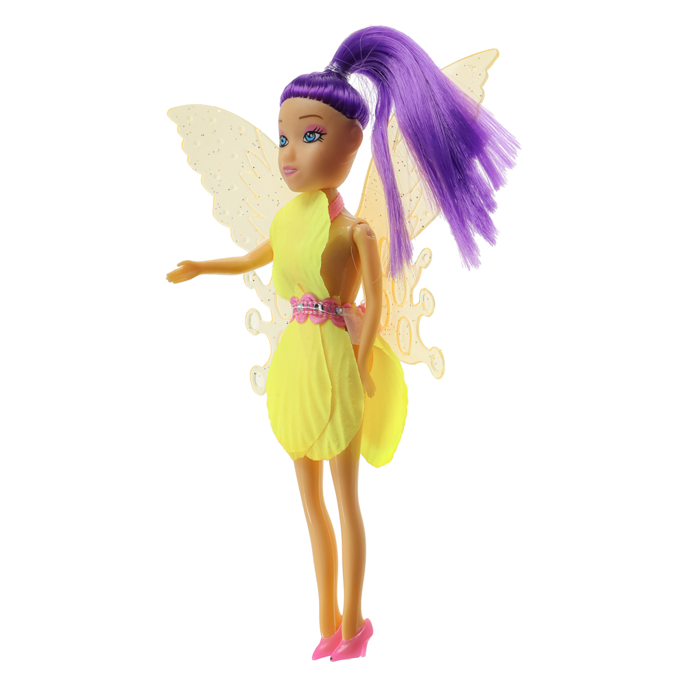 ИГРОЛЕНД Кукла в виде цветочной феи, 15,5 см, в пакете, 13х2,5х24 см, ABS, PP, PVC, 4 дизайна - #12