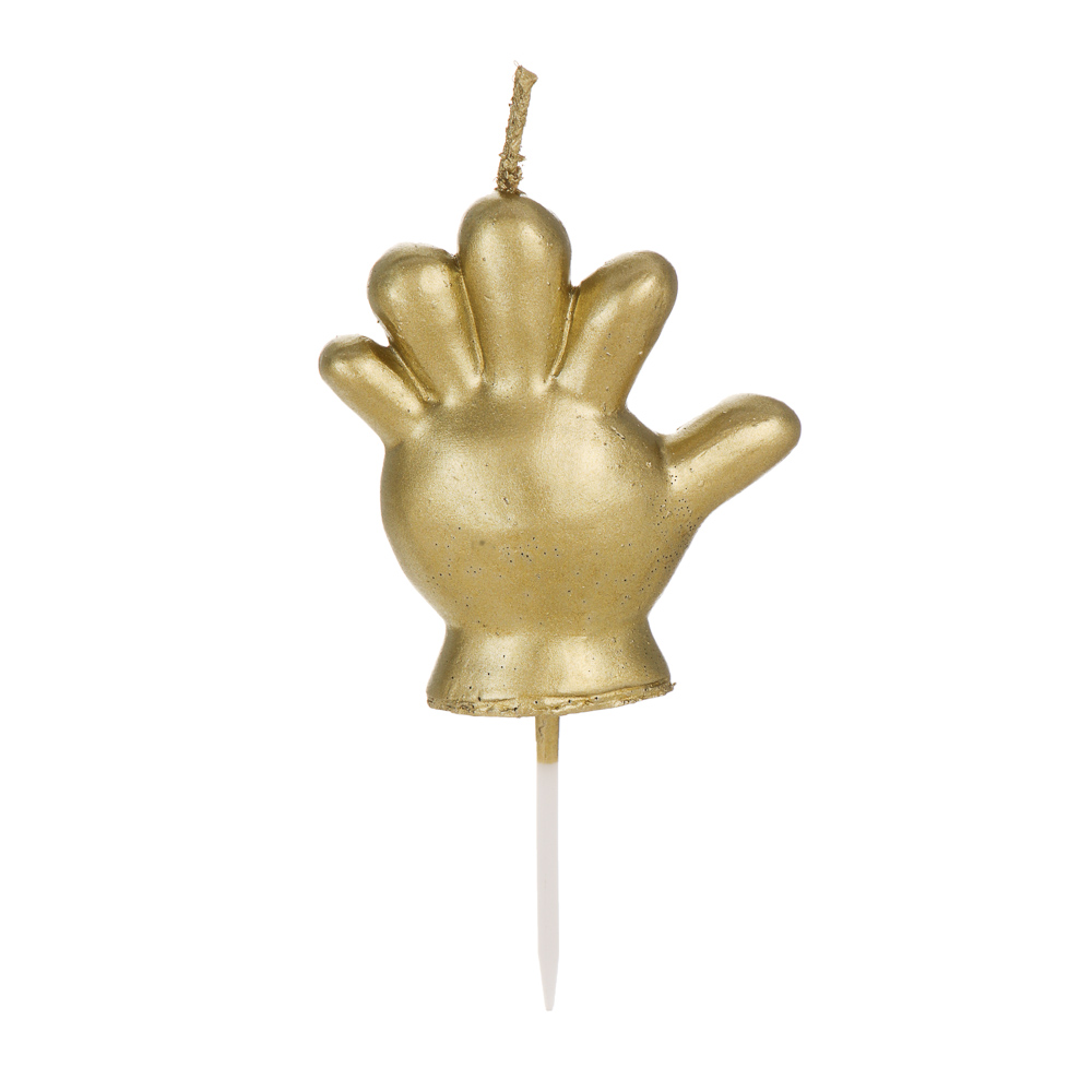 Свеча для торта тм Fntastic 5 см, форма пальцев, парафин, 5 дизайнов - #4