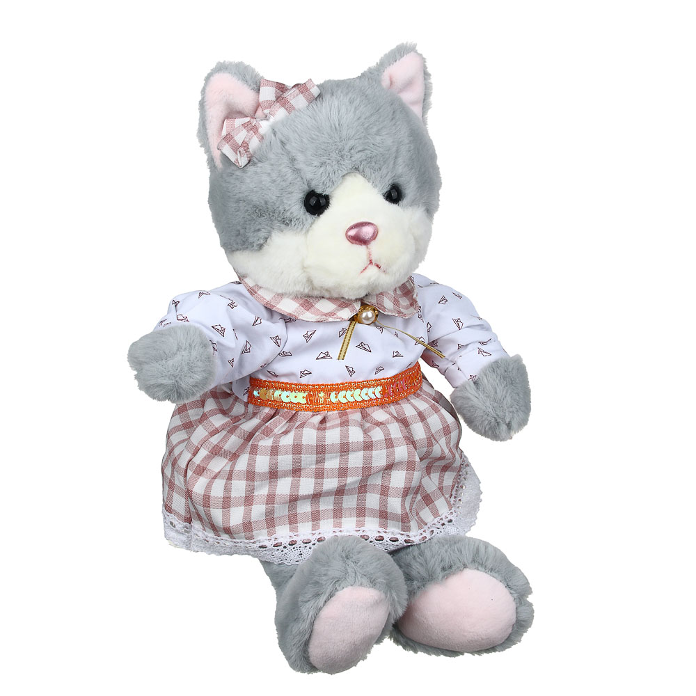 Сувенир интерьерный в виде кота, 33 см, полиэстер, девочка в платье 2 - #2
