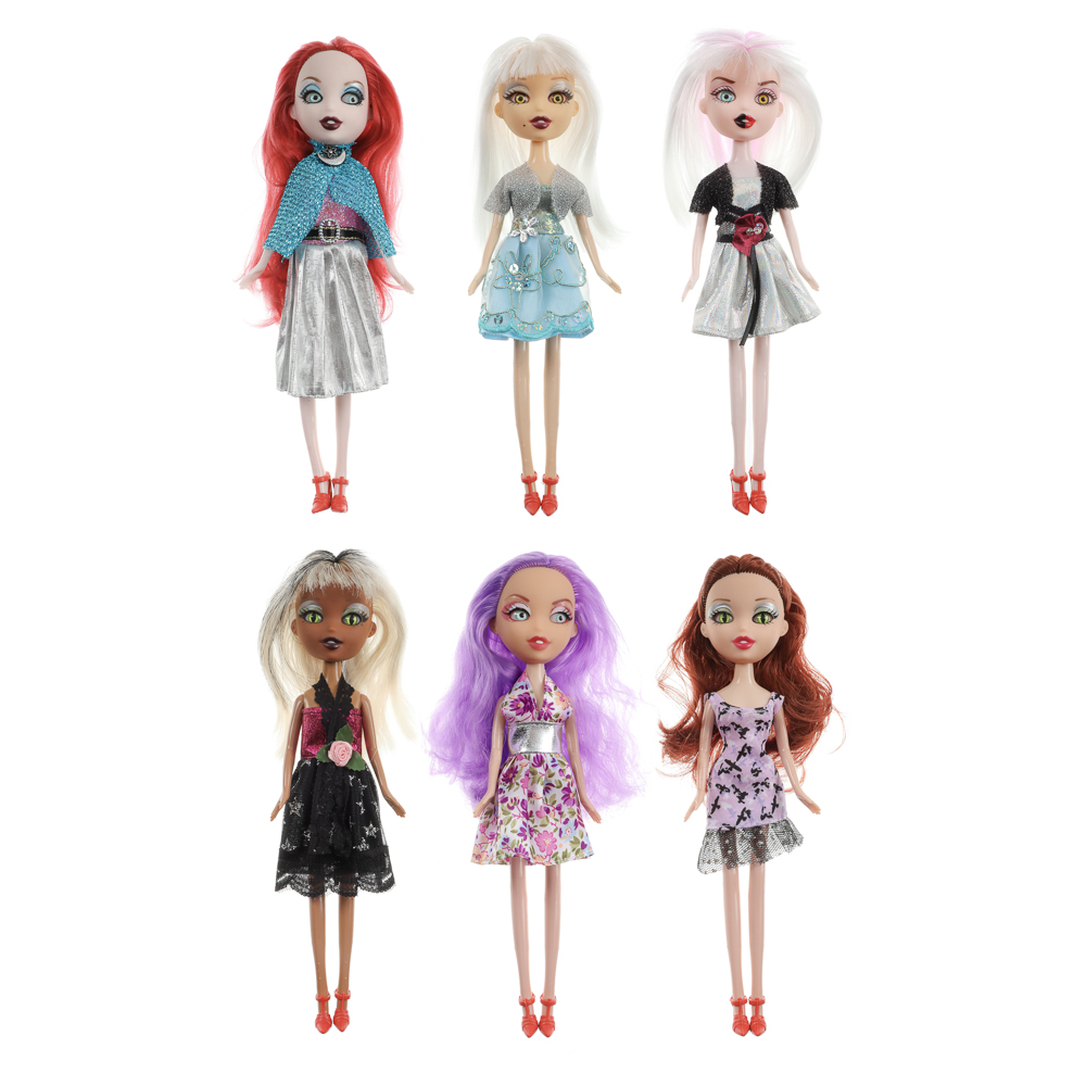 ИГРОЛЕНД Кукла Монстрик, PP,PVC, полиэстер 24см, 6 дизайнов, 13х28х5см - #1