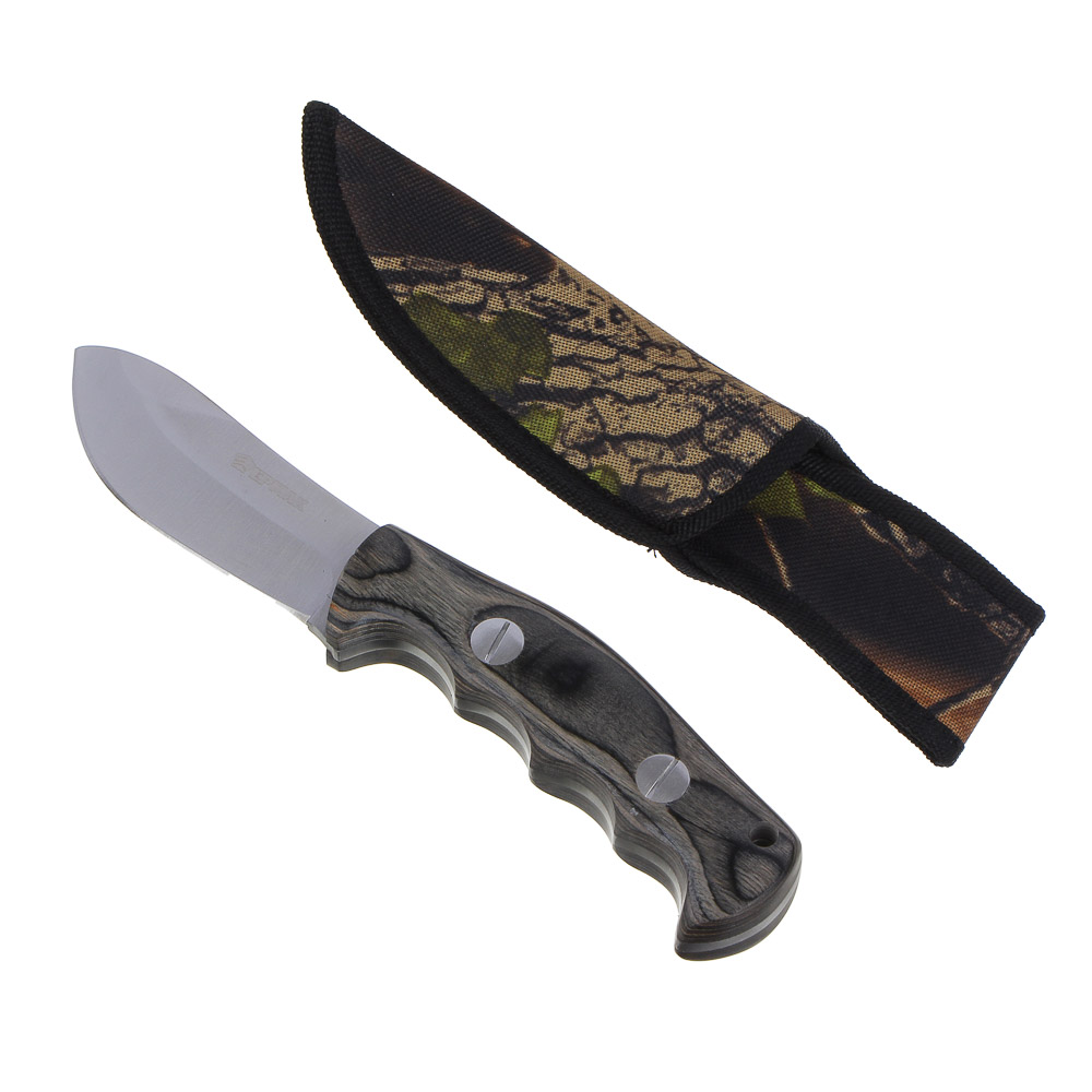 ЕРМАК Нож охотника в ножнах 24(9,5х0,4)см ручка пластик - #1