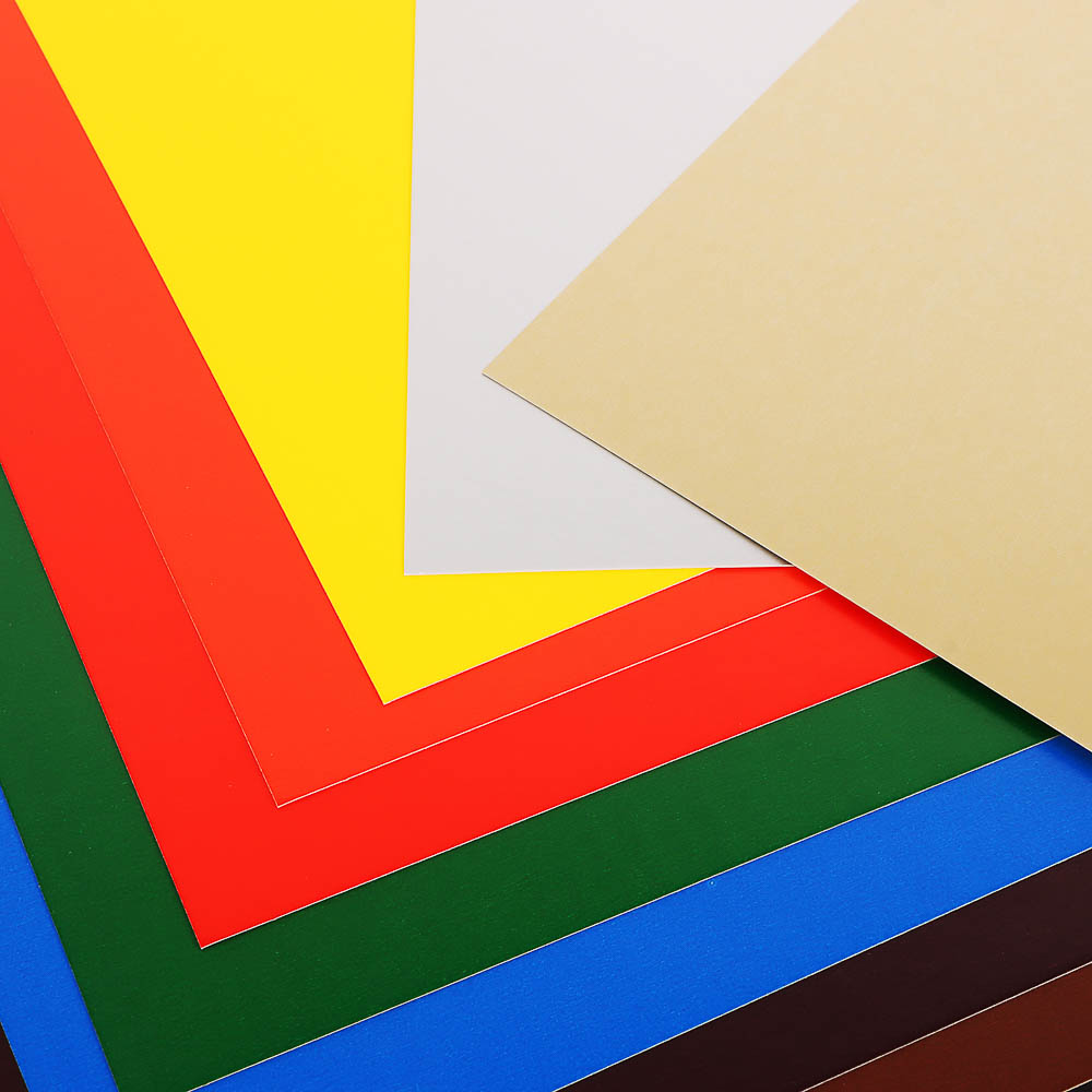 Картон цветной "Альфа", мелов., двустор.прокрас, 10л., 10цв., в карт. папке - #3