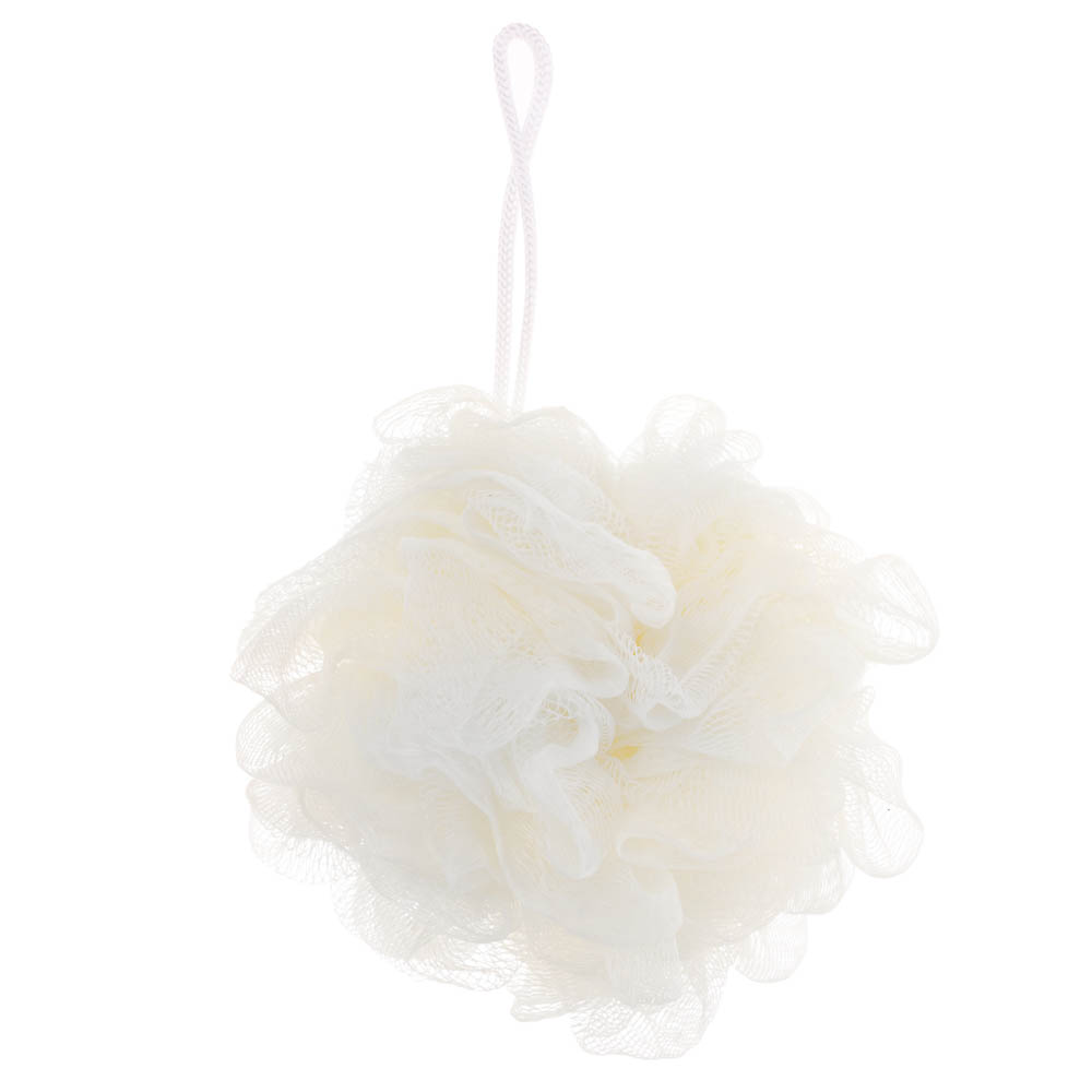 ЮL Мочалка шар роза с подвесом, полиэтилен, 40гр, 5-6 цветов, МС24-03 - #12