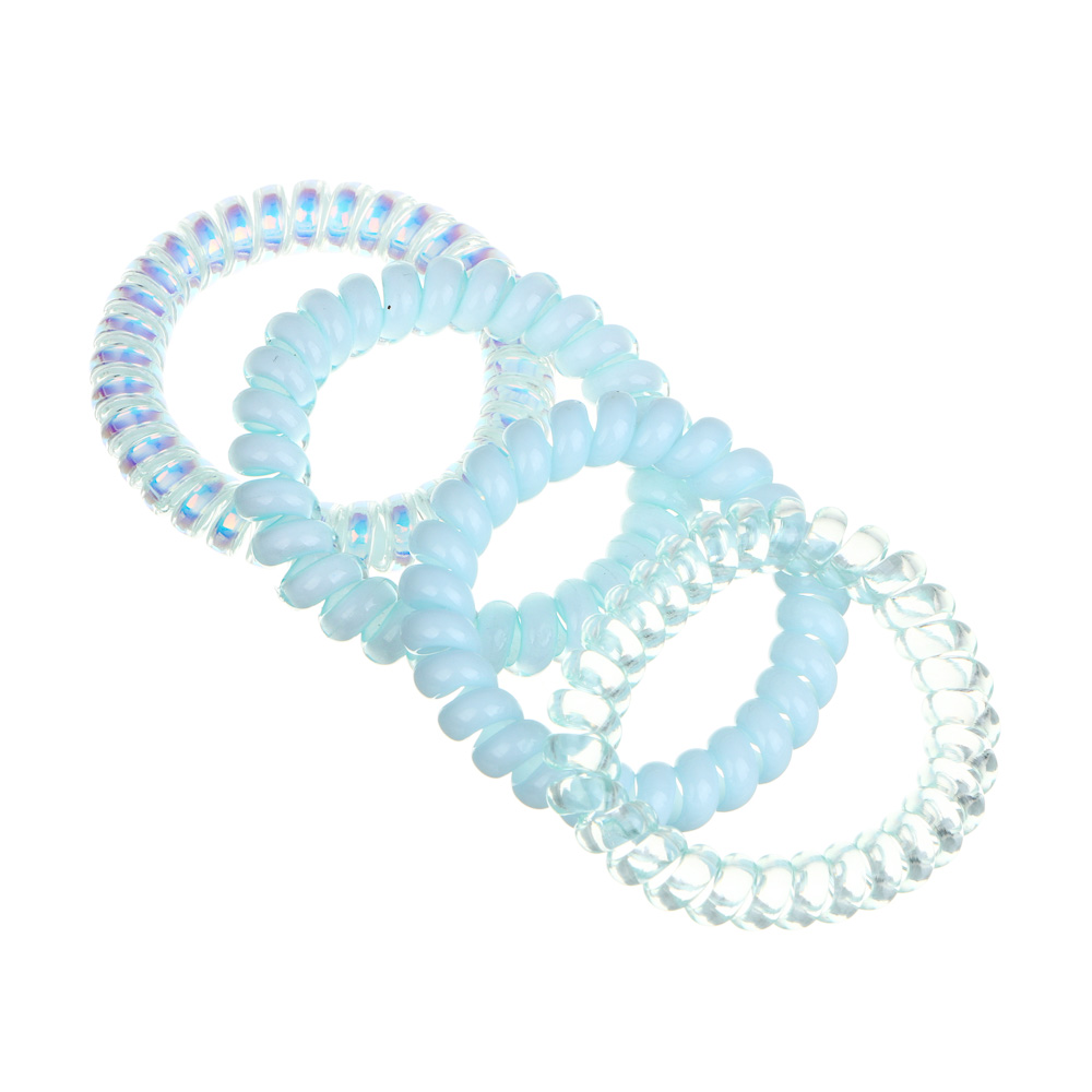 Резинки-пружинки для волос BY Русские супергерои 4шт, ТПУ, 5см, 3 сочетания - #2