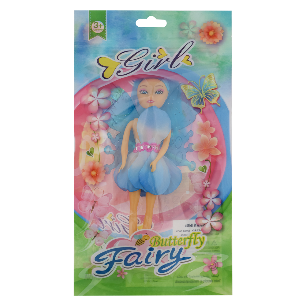 ИГРОЛЕНД Кукла в виде цветочной феи, 15,5 см, в пакете, 13х2,5х24 см, ABS, PP, PVC, 4 дизайна - #7