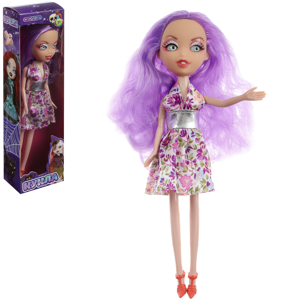 ИГРОЛЕНД Кукла Монстрик, PP,PVC, полиэстер 24см, 6 дизайнов, 13х28х5см - #2