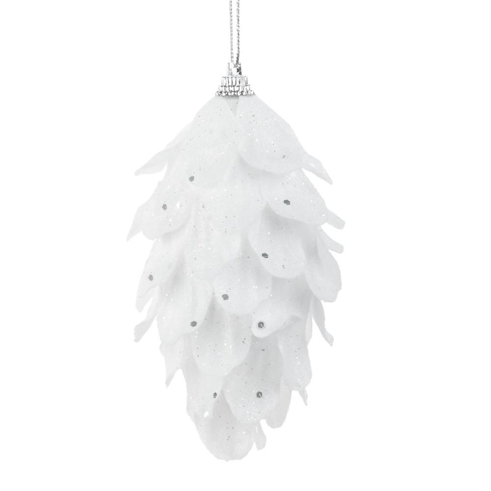 СНОУ БУМ Набор декоративных украшений 8 см 3 шт, пенопласт, полиэстер - #2