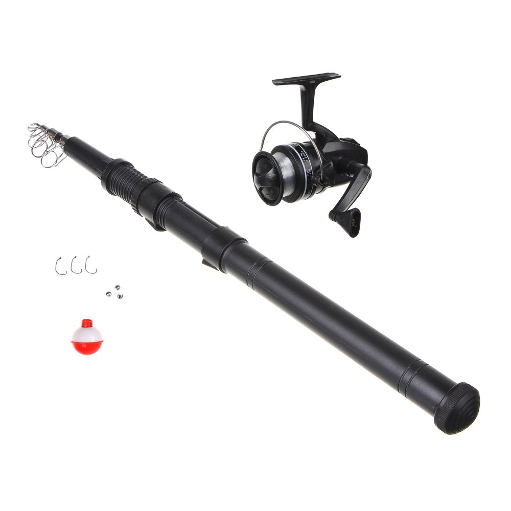 Набор рыболовный тм AZOR FISHING,(Удочка телескоп,1,6м,тест 10-30гр,катушка,леска,поплавок,оснастка) - #1