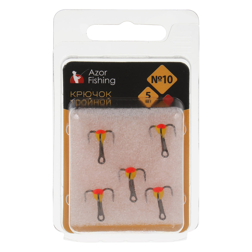 Набор крючков "Чертик" тм AZOR FISHING, №6-№12, 5 шт - #5