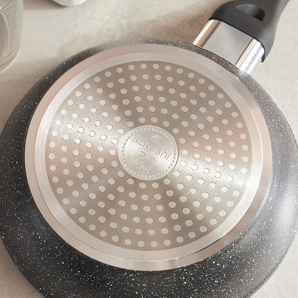 SATOSHI Танто Сковорода литая d20см, антипригарное покрытие Мрамор, индукция - #13