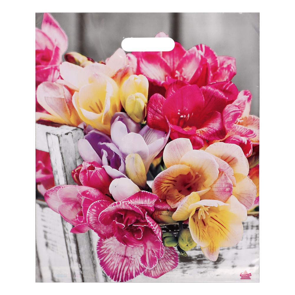 Пакет Цветочная симфония-пакет вырубной, 45x38см, 60 мкм, ПВД - #2