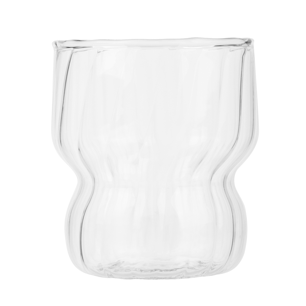 Стакан с неровным краем тм MILLIMI Лава, 300мл, стекло - #3