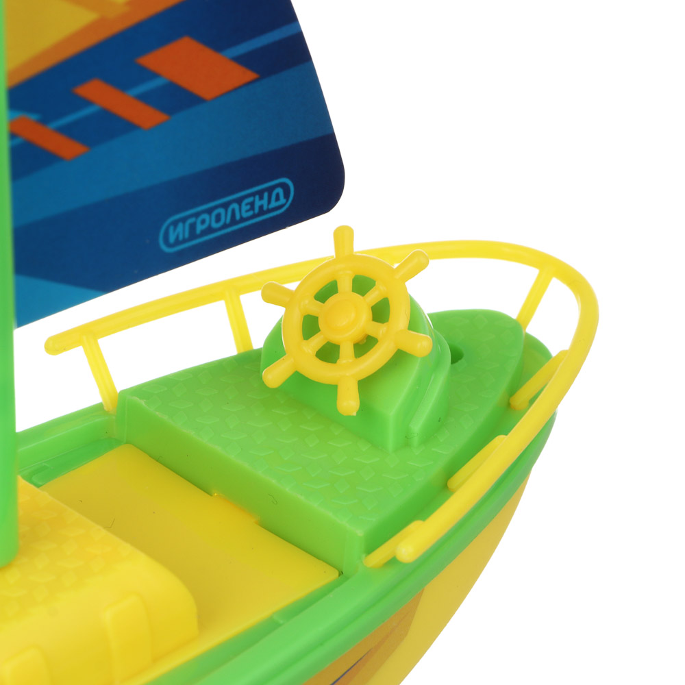 ИГРОЛЕНД Яхта, 2хАА, PP, 21,5х28х5 см, 2 дизайна - #5