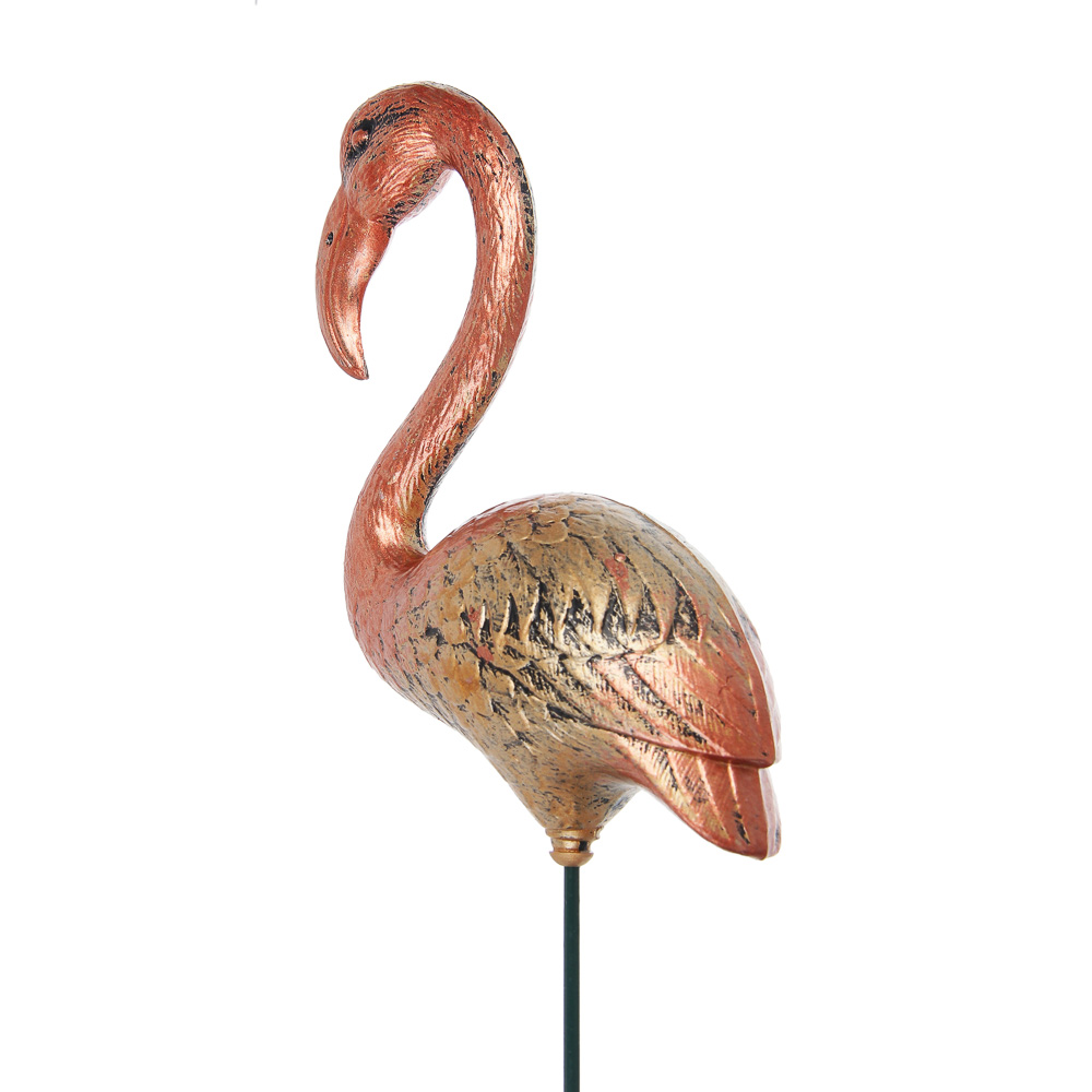 Фигурка на стержне "Фламинго" тм INBLOOM, 15х5х60см, пластик, металл - #4