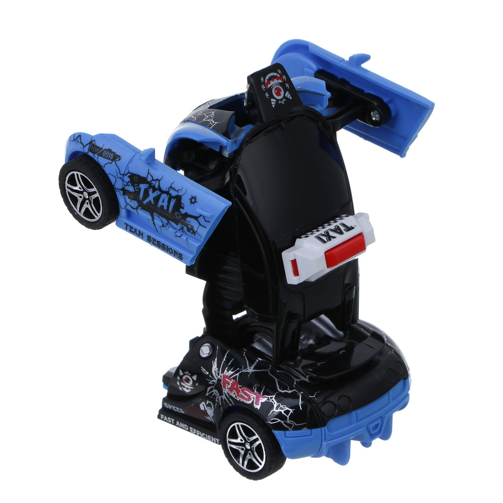 ИГРОЛЕНД Робот трансформирующийся "Герой города", инерция, ABS, 5,5х12,5х3,8 см, 3 дизайна - #7