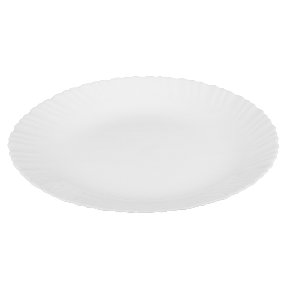 MILLIMI Бьянко Плюс Блюдо круглое 30см опаловое стекло - #2