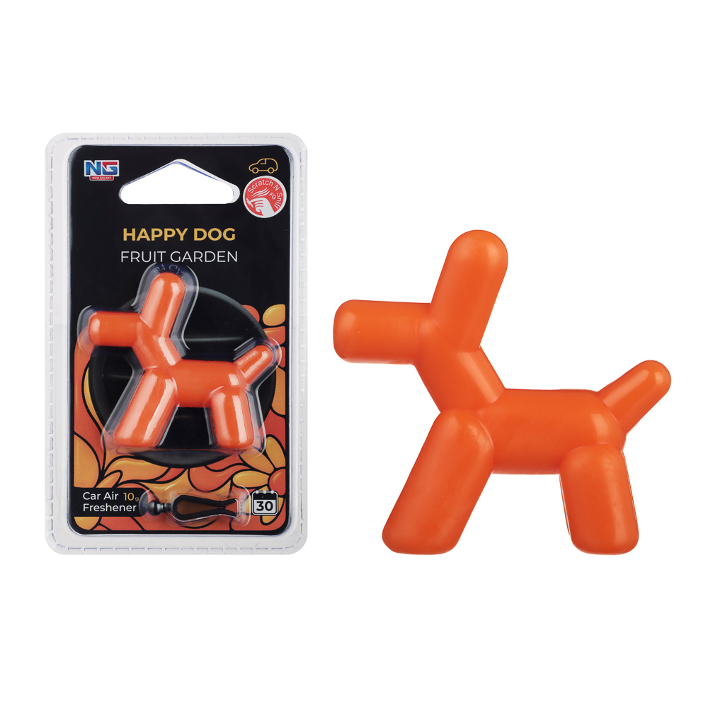 NEW GALAXY Ароматизатор на дефлектор 10гр.,Happy Dog фрукт. сад,сладк.вишня,черн. бархат,север.ветер - #4