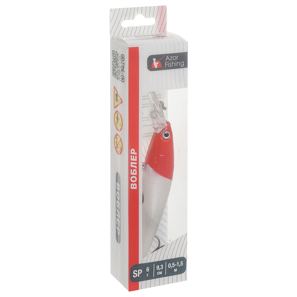 Воблер "Хамп Дип Шэд" тм AZOR FISHING, SP, 6,0гр, 93мм, 0,5-1,5м, 5 цветов - #17