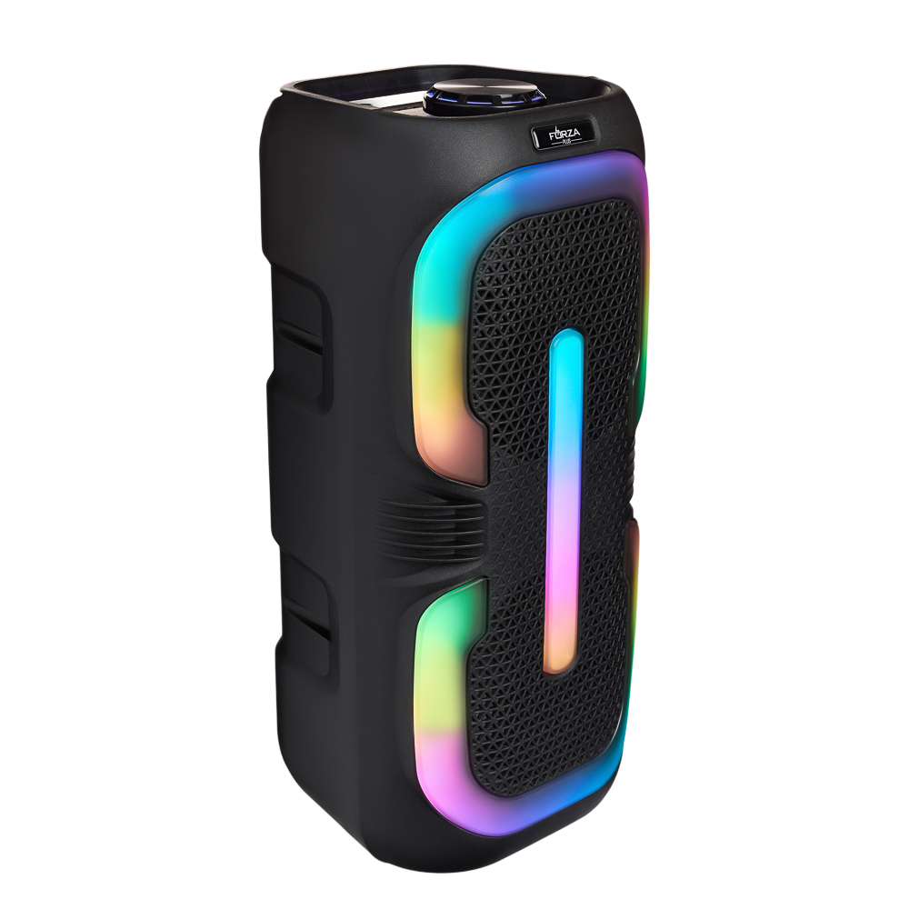 FORZA Колонка беспроводная Radiance, 20Вт,светомузыка,2400мАч,TWS,USB,BT 5.3,ВШГ 46x20x20см, черный - #3