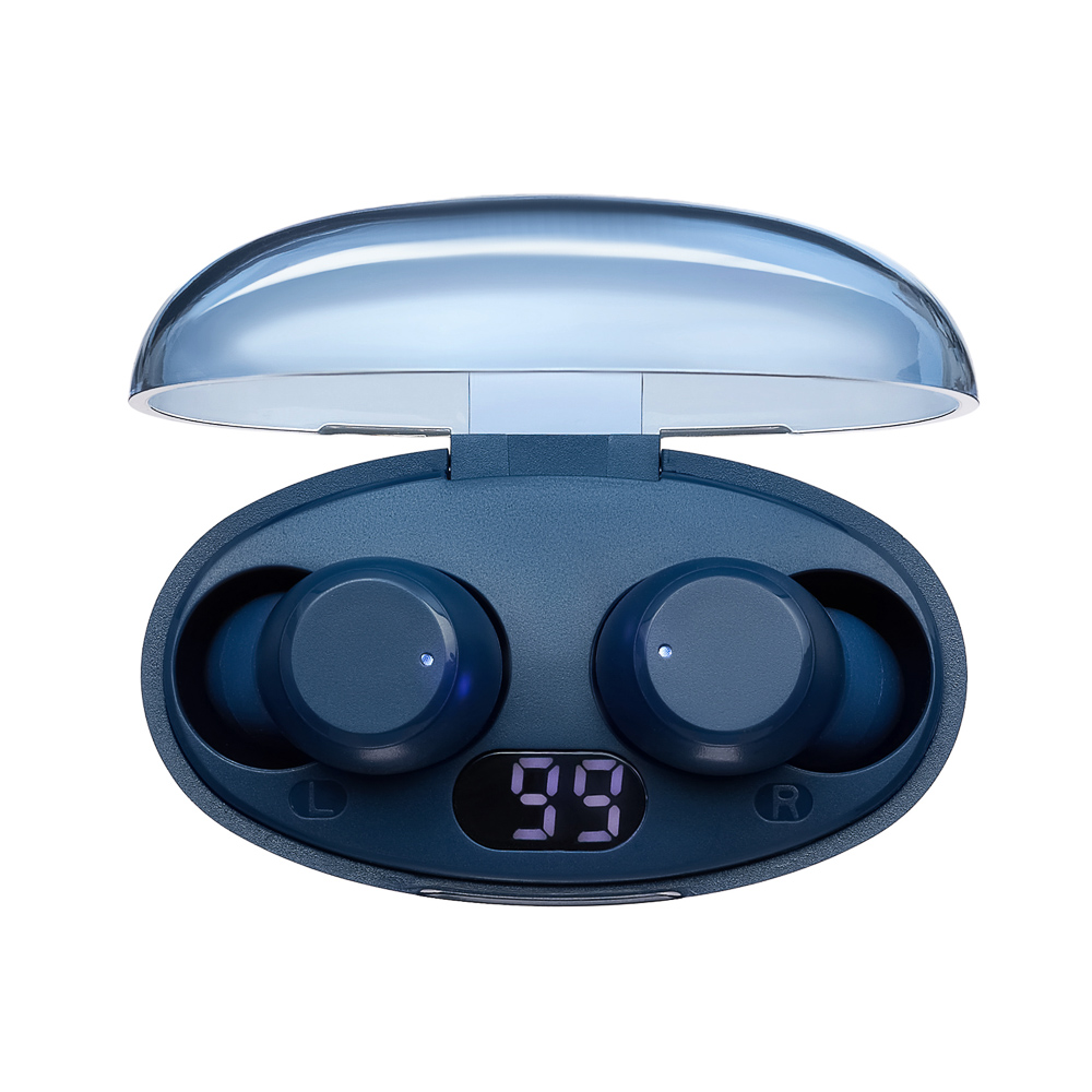 Наушники беспроводные TWS BY Wave, 30/200 mAh, BT:5.3, синий - #4