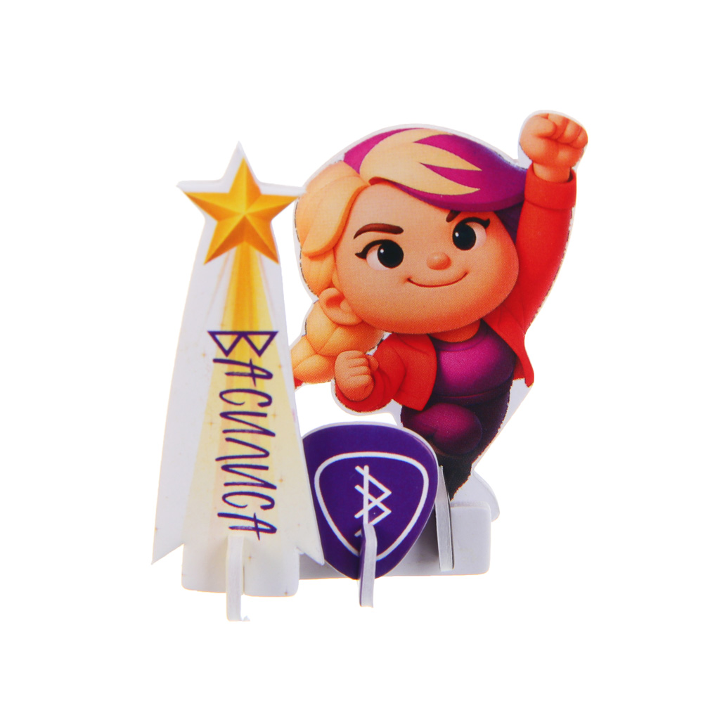 BY 3Д пазл "Супергеройский", пенокартон, 6х8,4см, 25 дизайнов - #7