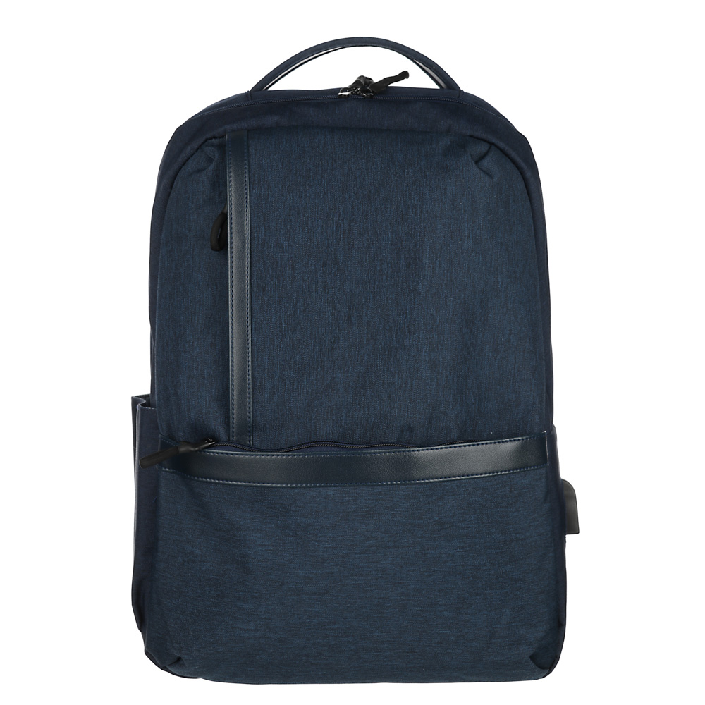 Рюкзак подростковый, 43x29x11,5 см, 1 отделение, 2 кармана, полиэстер под ткань, иск.кожа, 2 цвета - #2
