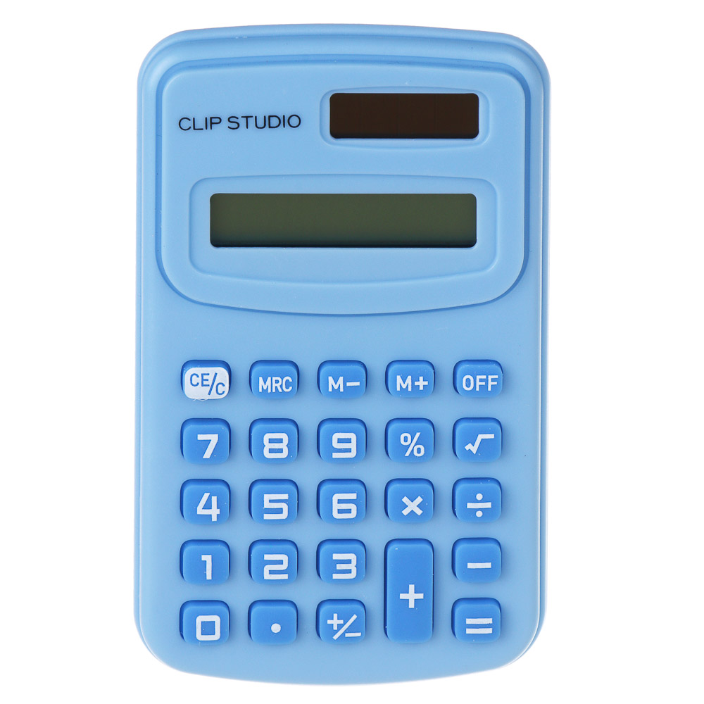 ClipStudio Калькулятор 8-разр. с карманный, 10х6,2х0,9см, пластик, ПВХ коробка, 4 цвета - #2