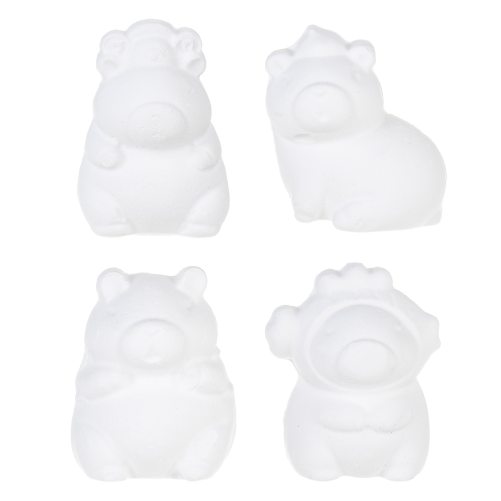 ХОББИХИТ Фигурка под раскраску "Капибара", гипс, PP, краски, 8,5х6х3см, 4 дизайна - #4