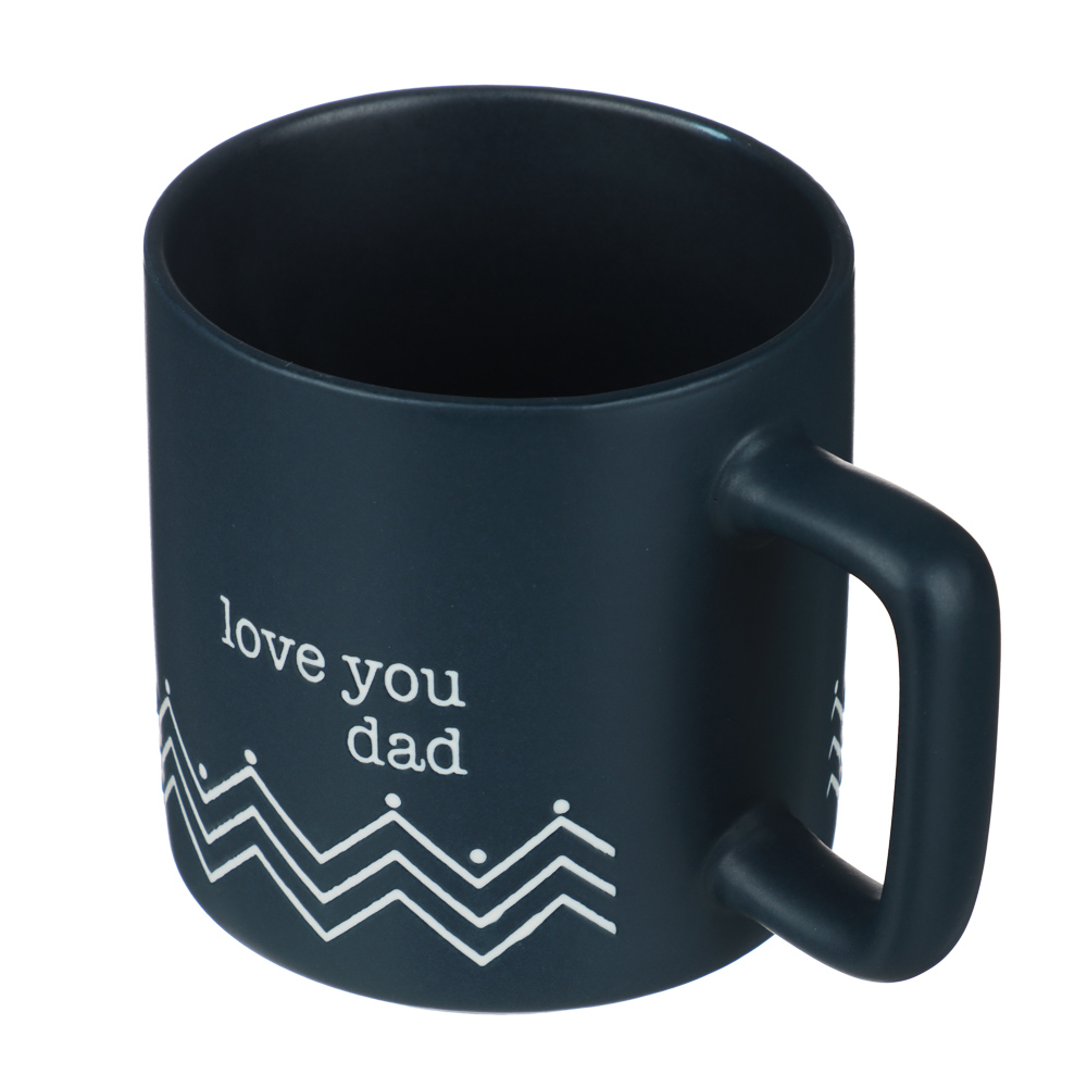 Кружка тм MILLIMI Графика, 350мл, фарфор, 3 дизайна - #4