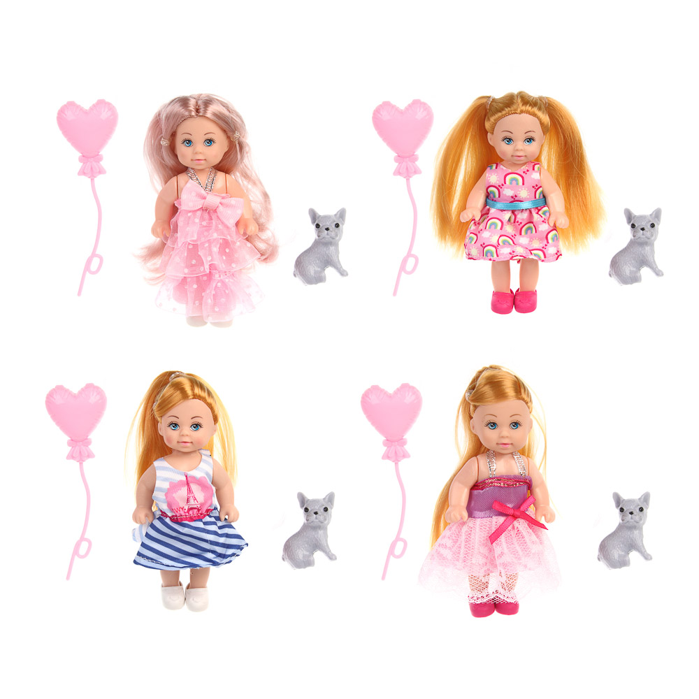 ИГРОЛЕНД Кукла 11,5 см с шариком, 8х4,5х17,4 см, ABS, PVC, микс видов - #2