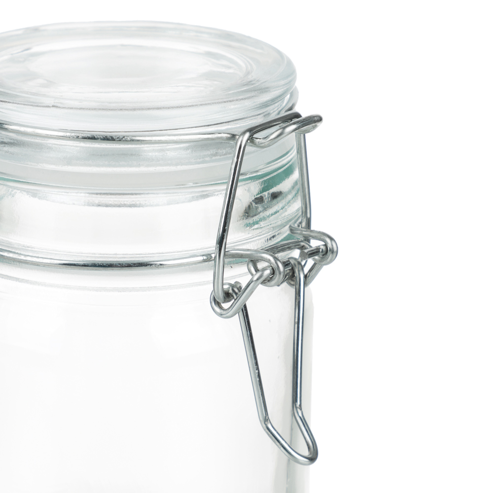 Банка для сыпучих продуктов, стекло, стекл.крышка 250 мл - #4