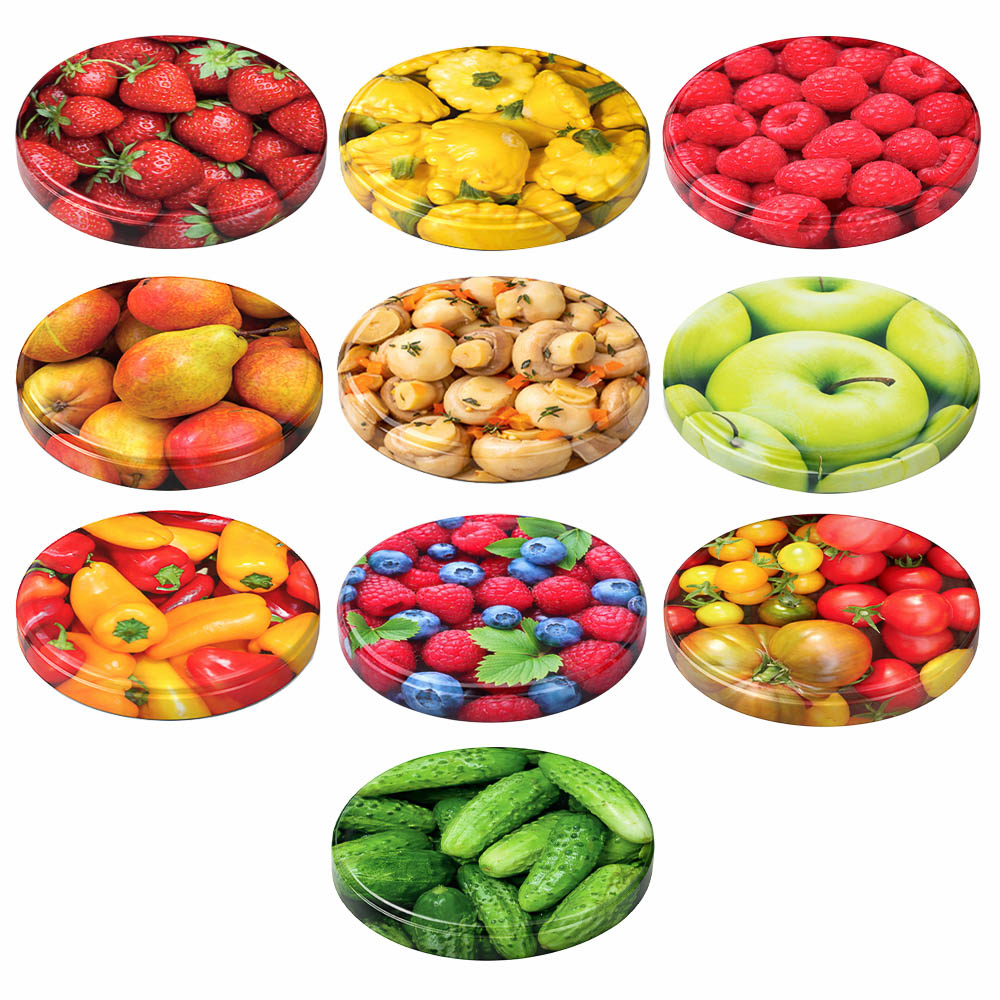 Крышка металлическая для консервирования Твист-офф, литография, 10шт 100мм Бабка - #2