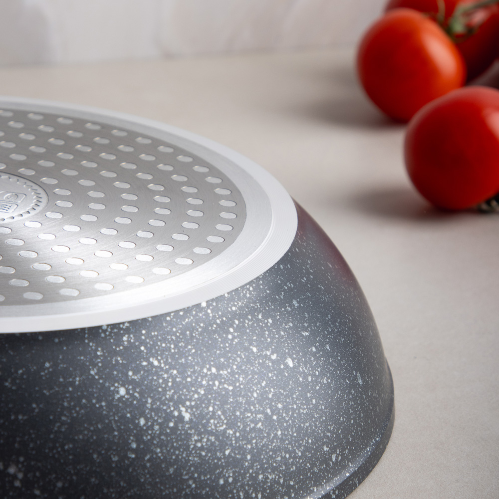 SATOSHI Гардан Сковорода литая d20см, антипригарное покрытие мрамор, индукция - #15