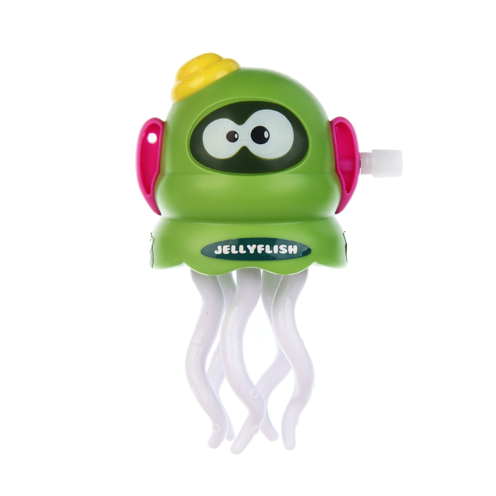 Заводная игрушка ИГРОЛЕНД "Веселая медуза", ABS, 9,5x5x5см - #4
