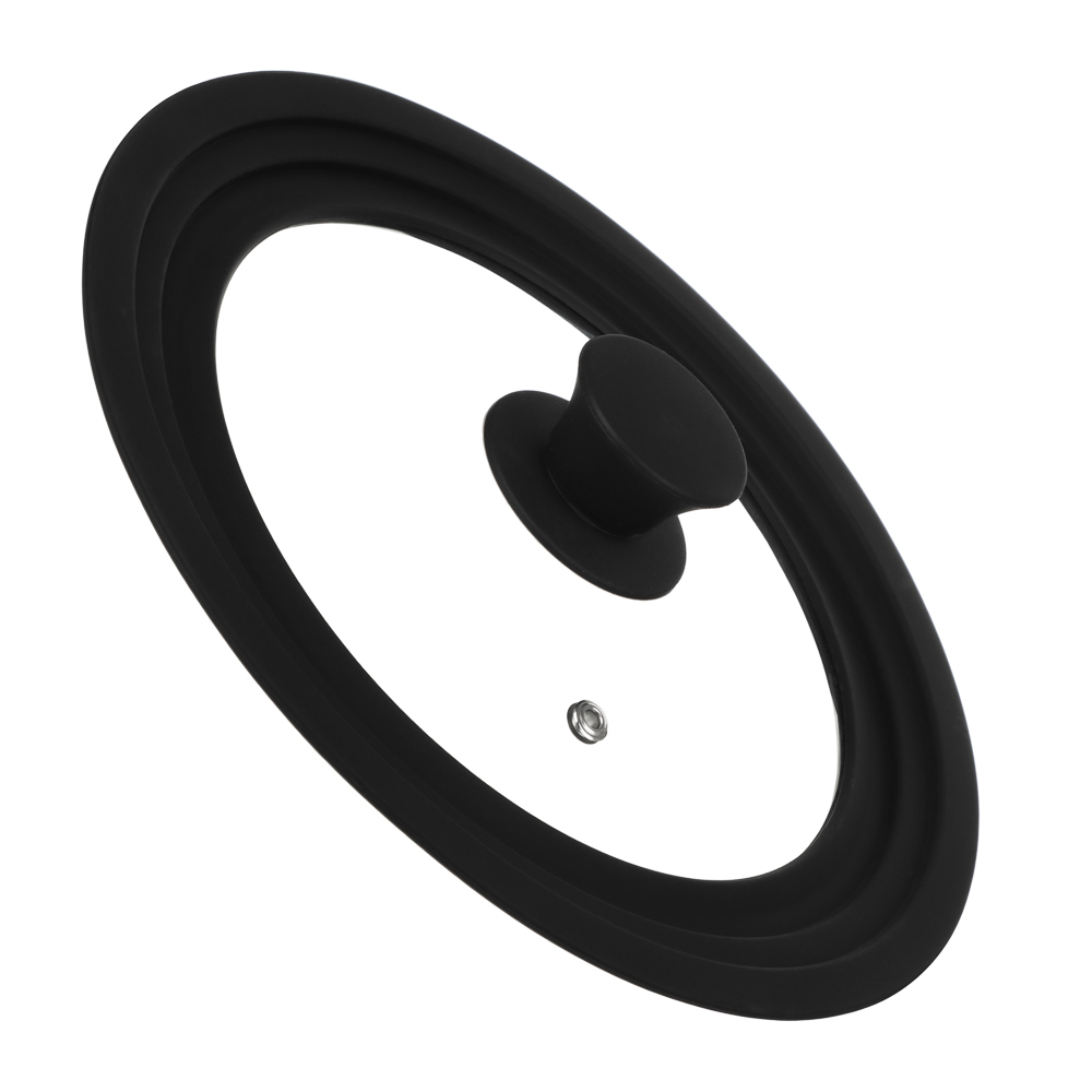 SATOSHI Крышка универсальная стекло/силикон с ручкой, 20-22-24см - #4