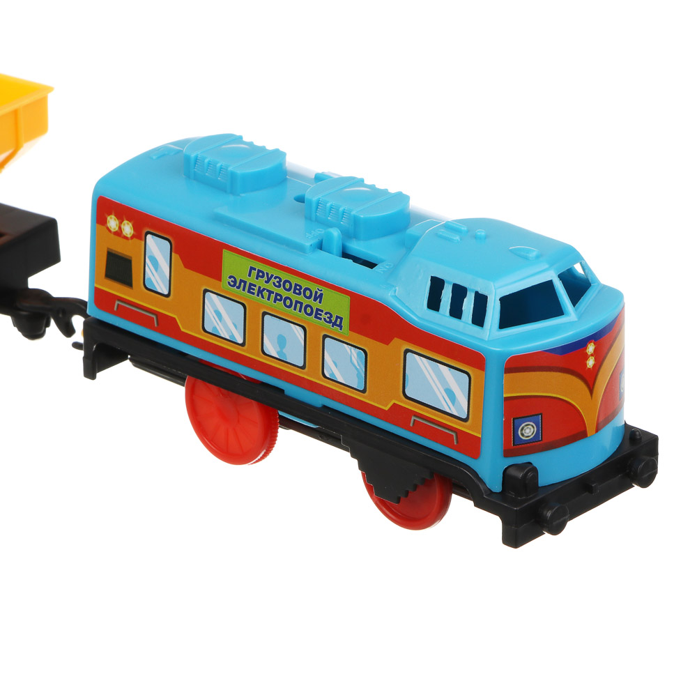 Электропоезд игрушечный, тм ИГРОЛЕНД, "Грузовой", 1хАА, PP, PS - #9
