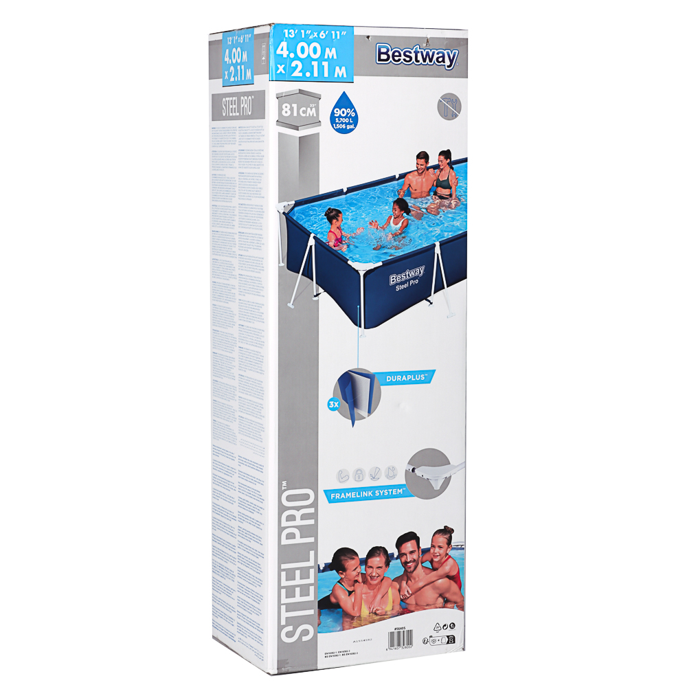 BESTWAY Бассейн каркасный Steel Pro, 400х211х81 см, 5700 л,56405 - #2